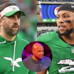 Nick Sirianni, Charles Barkley, and Saquon Barkley