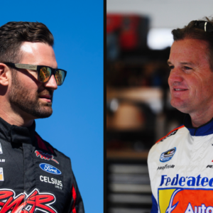 Corey LaJoie (L) and Kenny Wallace (R). Image Credits: Imagn.