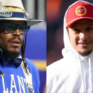 Cam Newton, Chiefs QB Patrick Mahomes