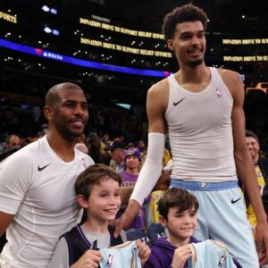 “JJ Redick Is Part of My Family”: Chris Paul and Victor Wembanyama Speak About Giving Their Jersey to Lakers HC’s Sons