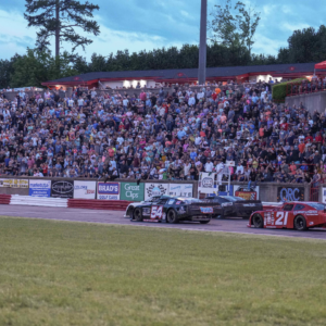During the Season Opener at Bowman Gray Stadium at Bowman Gray Stadium.