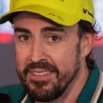 Fernando Alonso of Spain and Aston Martin Aramco F1 Team during Formula One Abu Dhabi GP