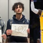 Dylan and Nick Khatchikian (L) and LeBron James (R)