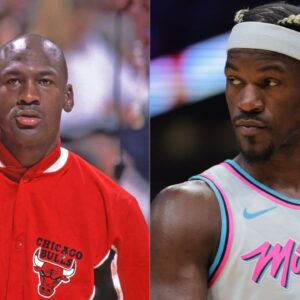 Michael Jordan (L) and Jimmy Butler (R)