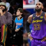 Joakim Noah(L) and LeBron James(R)