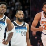 Anthony Edwards (L) and Karl-Anthony Towns (R)