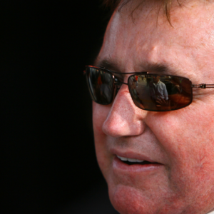 Nascar Nextel Cup car owner Richard Childress during practice for the Coca Cola 600 at Lowes Motor Speedway.