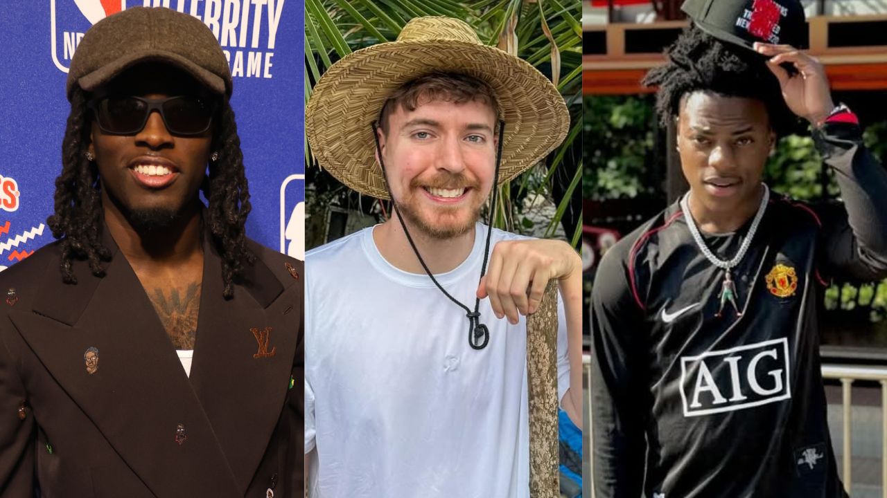 Kai Cenat, Mr. Beast, and IShowSpeed