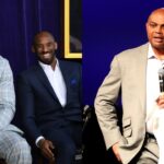 Shaquille O'Neal and Kobe Bryant(L), Charles Barkley(R)