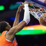 Jalen Williams NBA: Oklahoma City Thunder at Philadelphia 76ers