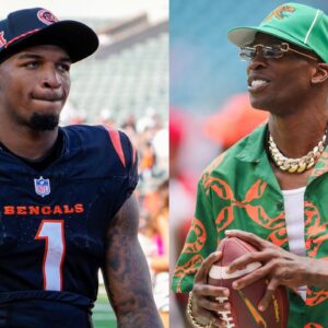 Ja'Marr Chase and Chad Johnson