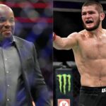 Daniel Cormier (L), Khabib Nurmagomedov (R)