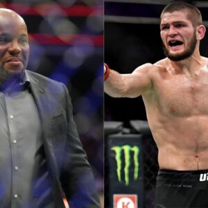 Daniel Cormier (L), Khabib Nurmagomedov (R)