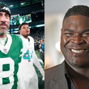 Aaron Rodgers and Keyshawn Johnson