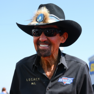 Sep 15, 2024; Watkins Glen, New York, USA; NASCAR Hall of Fame member Richard Petty looks on prior to the Go Bowling at The Glen at Watkins Glen International. Mandatory Credit: Rich Barnes-Imagn Images