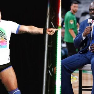 Santino Marella (L) and Shaquille O'Neal (R)