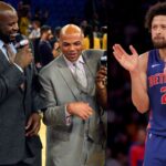 The NBA on TNT crew (L) and Cade Cunningham (R)