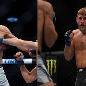 Tony Ferguson (L), Alexander Gustafsson (R)