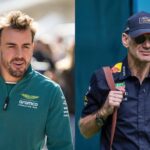 Fernando Alonso (L) and Adrian Newey (R)