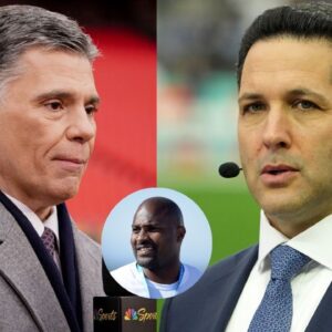 Mike Florio, Adam Schefter and Marcellus Wiley