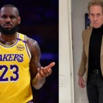 LeBron James (L) Skip Bayless (R)