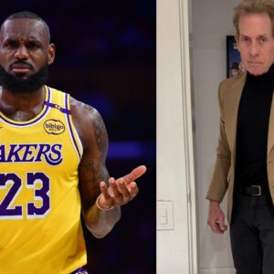 LeBron James (L) Skip Bayless (R)