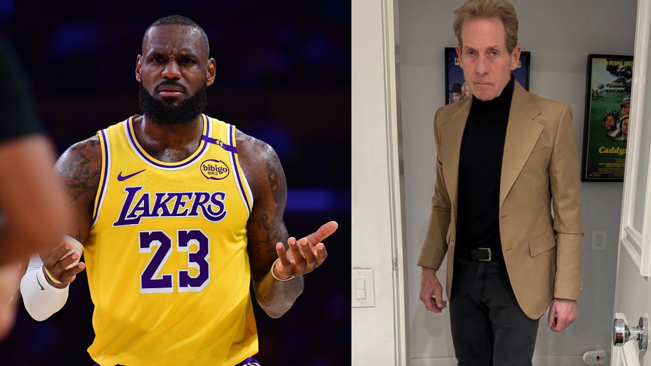 LeBron James (L) Skip Bayless (R)