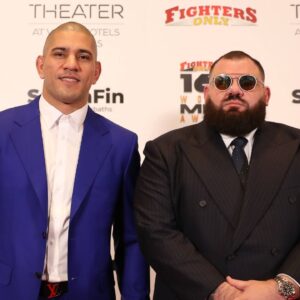 Alex Pereira and Plinio Cruz walks the red carpet at the Fighters Only World MMA Awards at The Theatre at Virgin Hotels on December 5, 2024 in Las Vegas, Nevada. Las Vegas USA - ZUMAp175 20241205_zsa_p175_074 Copyright: xAlejandroxSalazarx