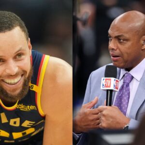 Stephen Curry(L) and Charles Barkley(R)
