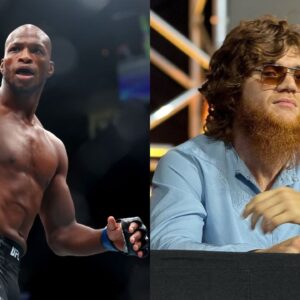 Michael Page (L), Sharaputdin Magomedov (R)