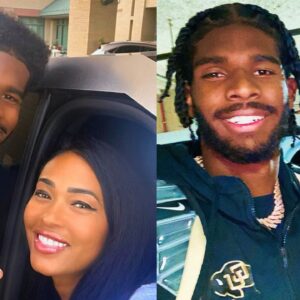 Shedeur Sanders and Pilar Sanders