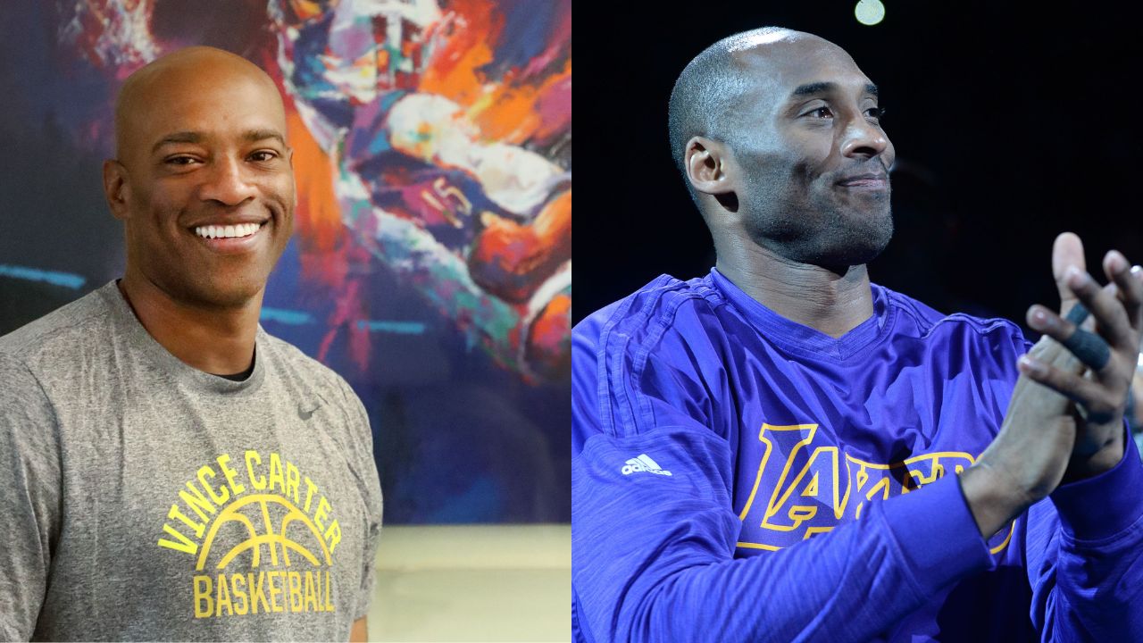 Vince Carter (L) Kobe Bryant (R)