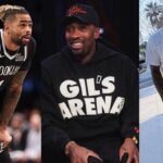 D'Angelo Russell (L), Gilbert Arenas (C), and Nick Young (R)