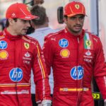 8.December.2024; Charles Leclerc and Carlos Sainz of Scuderia Ferrari during Formula One Abu Dhabi GP
