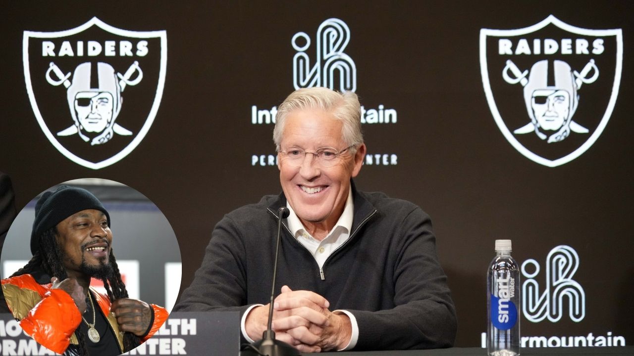 Marshawn Lynch and Pete Carroll