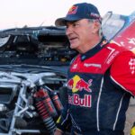 SAINZ Carlos (spa), Ford, Ford M FIA W2RC, Ultimate, portrait during the Stage 2 of the Dakar 2025