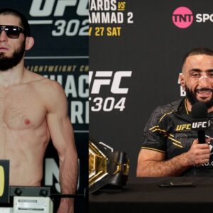 Islam Makhachev (L), Belal Muhammad (R)