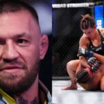 Conor McGregor (L), Mackenzie Dern (R)