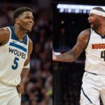 Anthony Edwards(L) and DeMarcus Cousins(R)