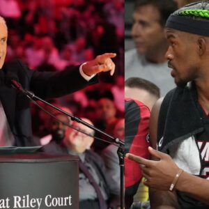 Pat Riley and Jimmy Butler