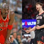 Michael Jordan(L) and Alperen Sengun(R)