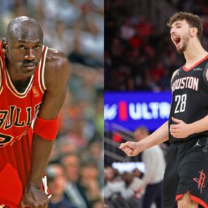 Michael Jordan(L) and Alperen Sengun(R)