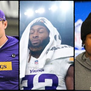 Kevin O'Connell, Aaroon Jones and Khyree Jackson