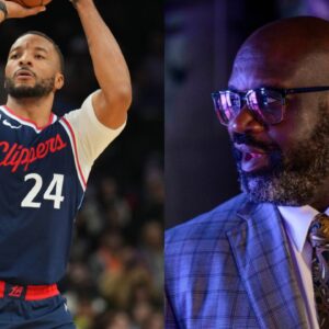 Norman Powell(L) and Shaquille O'Neal(R)