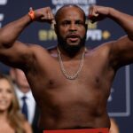 Daniel Cormier during weigh ins for UFC 241 at Anaheim Convention Center.