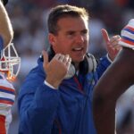 January 1, 2011; Tampa, FL, USA; Florida Gators head coach Urban Meyer during the second half of their game against the Penn State Nittany Lions of the 2011 Outback Bowl at Raymond James Stadium. Florida Gators defeated the Penn State Nittany Lions 37-24.