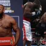 Daniel Cormier (L), Mike Tyson (R)