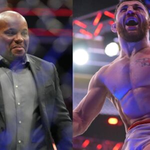 Daniel Cormier (L), Merab Dvalishvili (R)