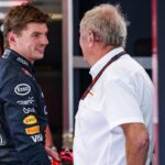 F1 Grand Prix of Brazil Max Verstappen of Red Bull Racing RB20 and Helmut Marko, Drivers Manager of Red Bull Racing, pose for a portrait during the Formula 1 Grand Prix of Brazil at Autodromo Jose Carlos Pace in Sao Paulo, Brazil, on October 31, 2024.