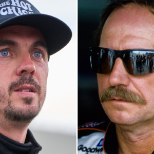(L-R) Frankie Muniz and Dale Earnhardt